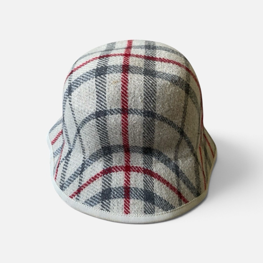 Janie And Jack Tweed Wool Plaid Bucket Hat Toddler 12-24 Months